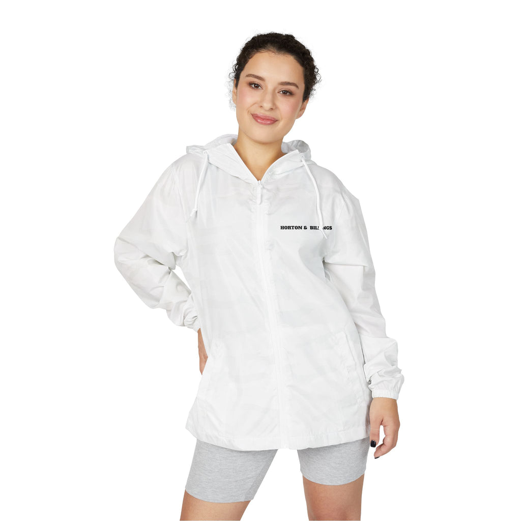 White camo windbreaker