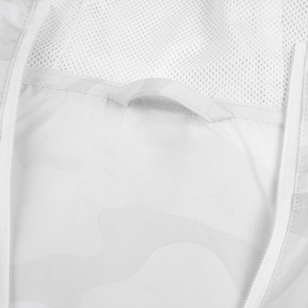 White camo windbreaker